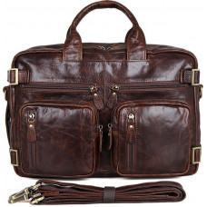 Сумка чоловіча Vintage шкіряна Коричнева