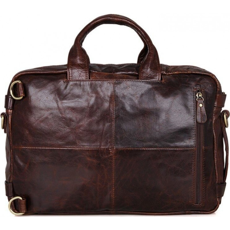 Сумка мужская Vintage кожаная Коричневая