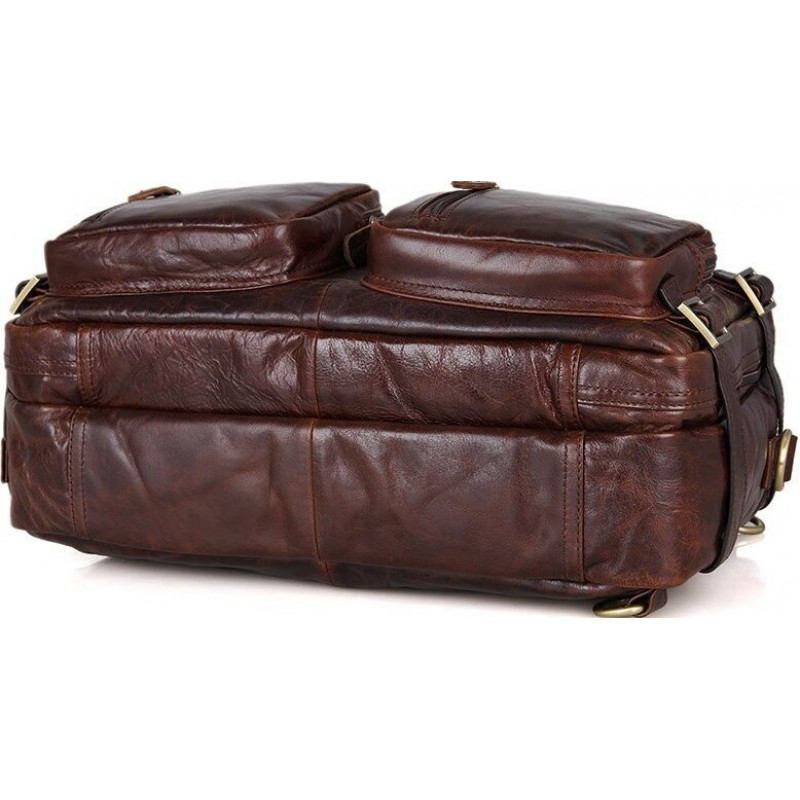 Сумка мужская Vintage кожаная Коричневая