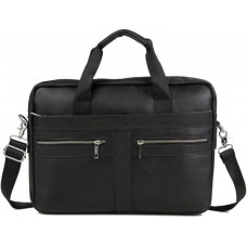 Сумка чоловіча Vintage шкіряна Чорна