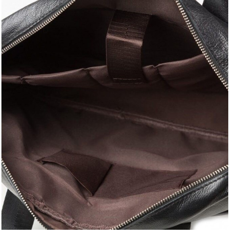 Сумка чоловіча Vintage шкіряна Чорна