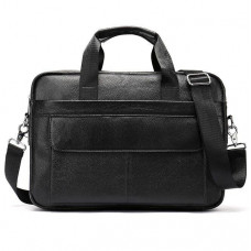 Сумка чоловіча Vintage для ноутбука Чорна