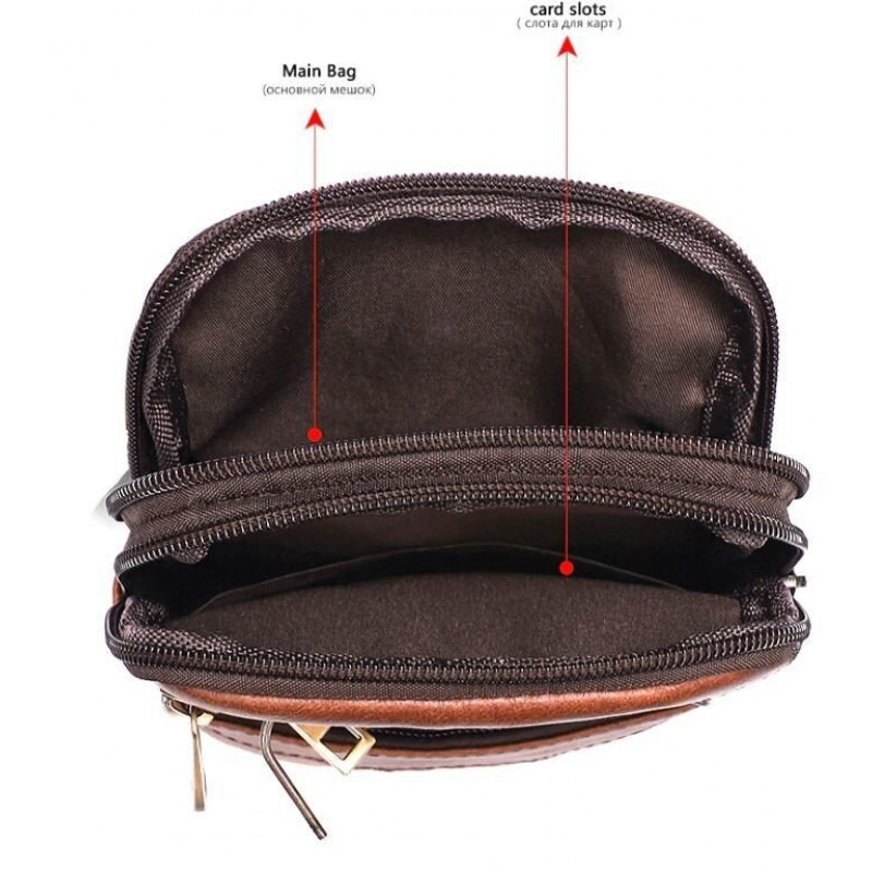 Сумка чоловіча Vintage Коричнева