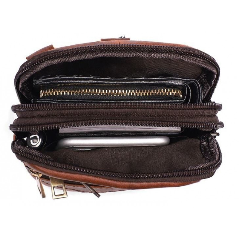 Сумка чоловіча Vintage Коричнева