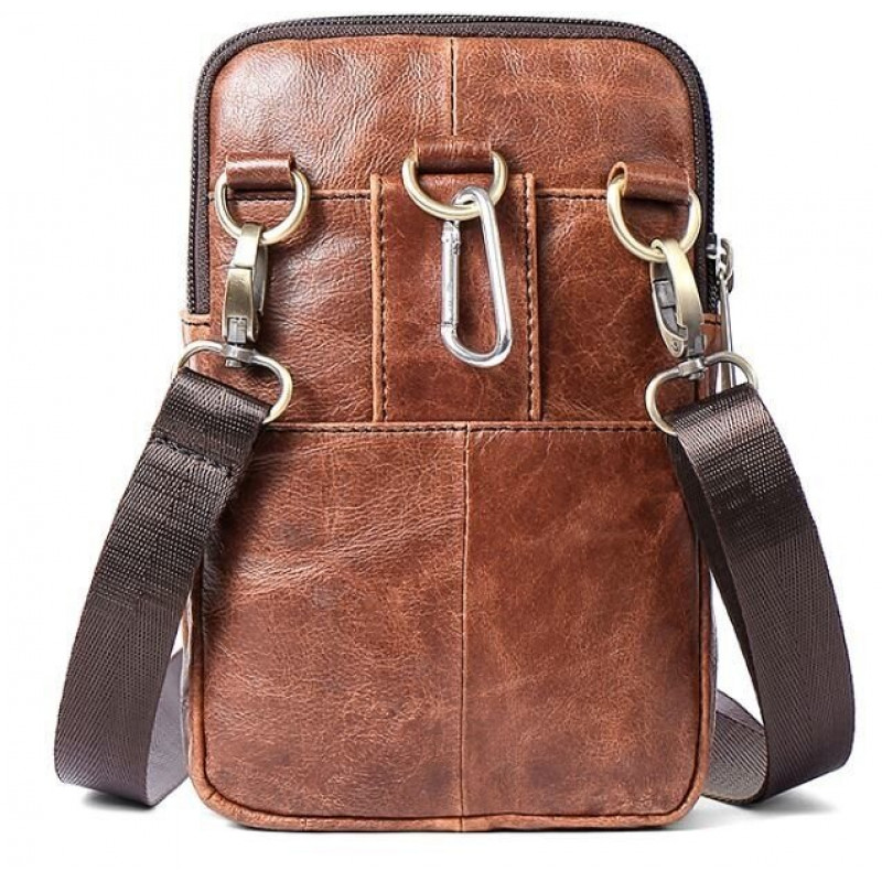 Сумка чоловіча Vintage Коричнева
