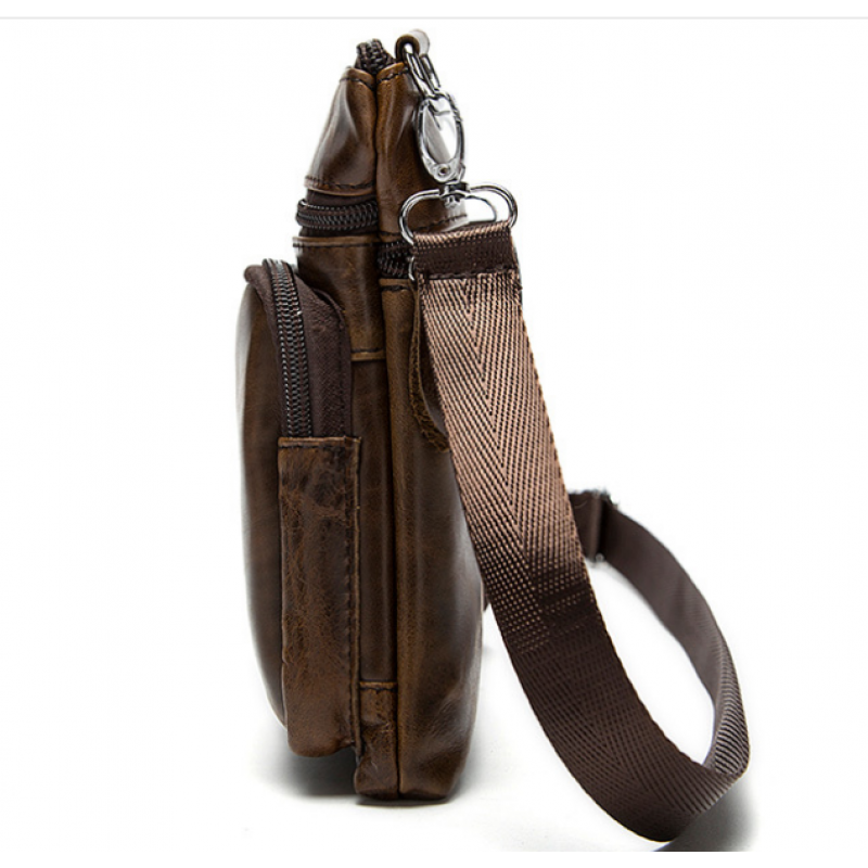 Сумка мужская Vintage кожаная Коричневый