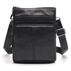 Сумка чоловіча Vintage компактних розмірів Чорний