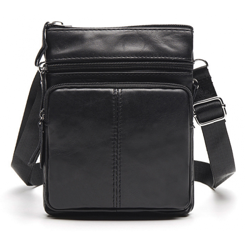 Сумка мужская Vintage компактных размеров Черный