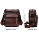 Сумка чоловіча шкіряна Vintage Коричнева