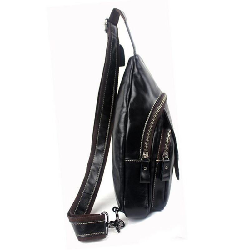 Сумка мужская на плечо Vintage Черная