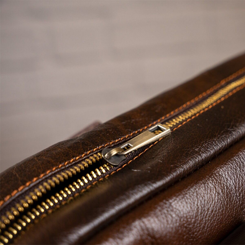 Сумка мужская под ноутбук Vintage Коричневая