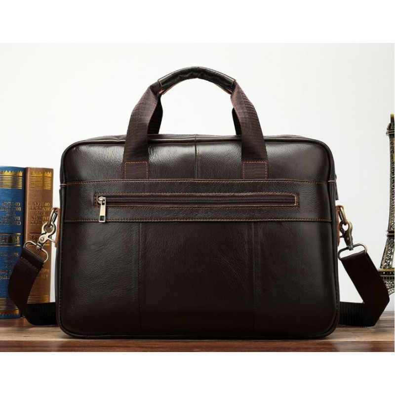 Сумка мужская под ноутбук Vintage Коричневая