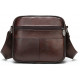 Сумка чоловіча флотар шкіряна Vintage Коричнева
