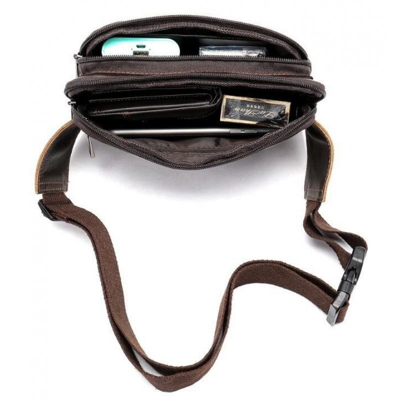 Сумка на пояс Vintage Коричнева