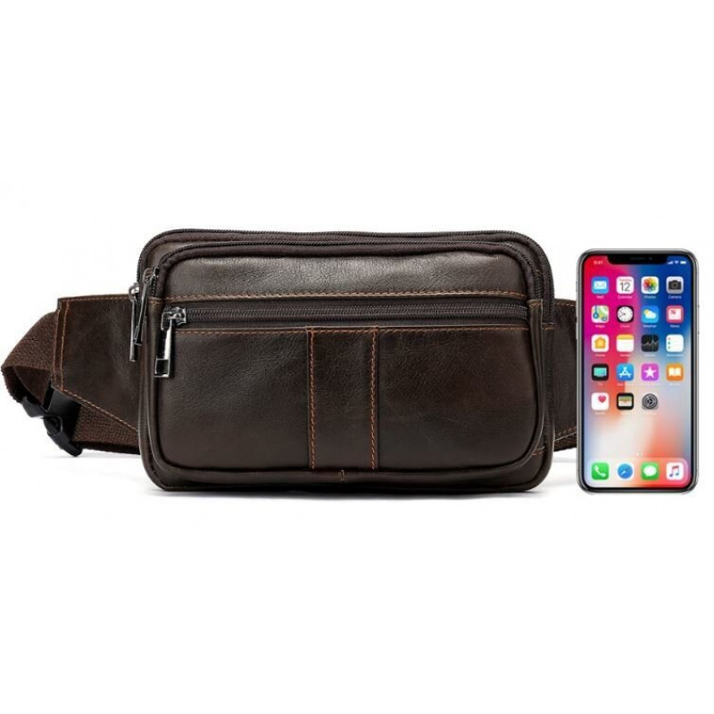 Сумка на пояс Vintage Коричнева