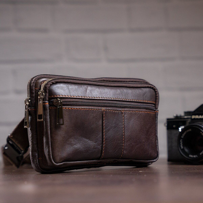 Сумка на пояс Vintage Коричнева