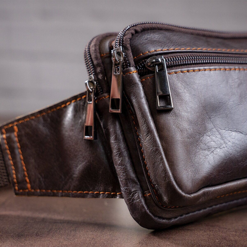 Сумка на пояс Vintage Коричнева