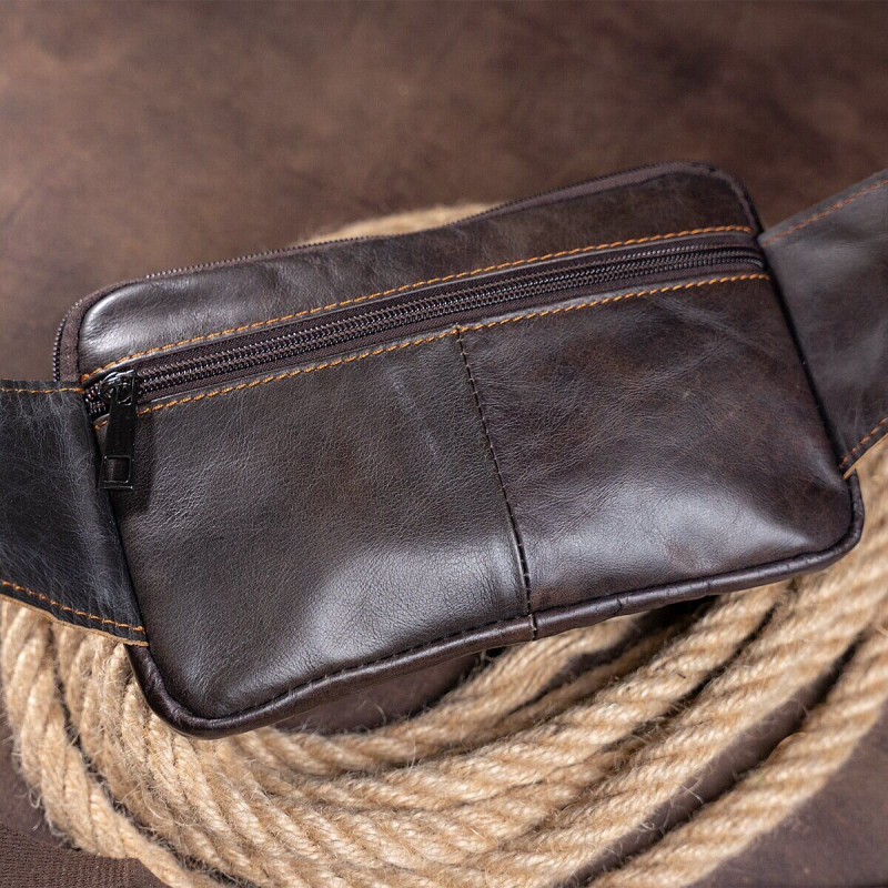 Сумка на пояс Vintage Коричнева