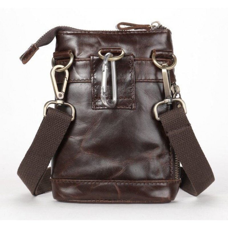 Сумка через плечо мужская Vintage Коричневая