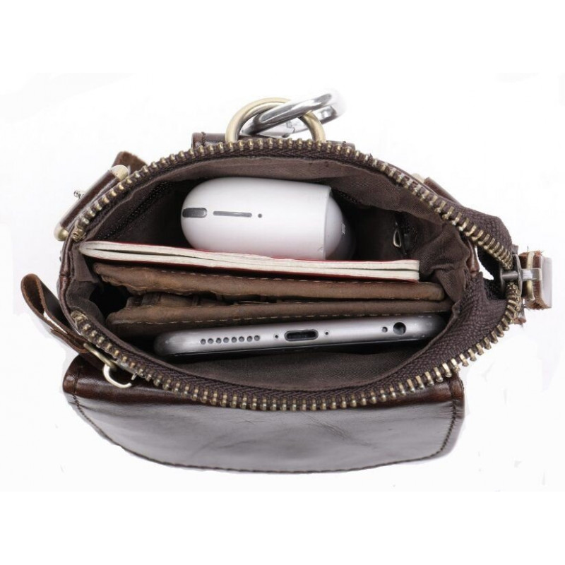 Сумка через плечо мужская Vintage Коричневая