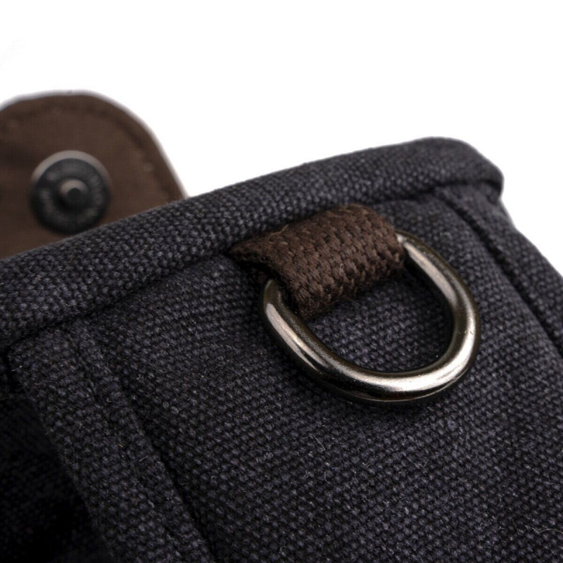 Сумка через плечо текстильная Vintage Черная