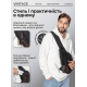 Сумка через плече текстильна Vintage Чорна