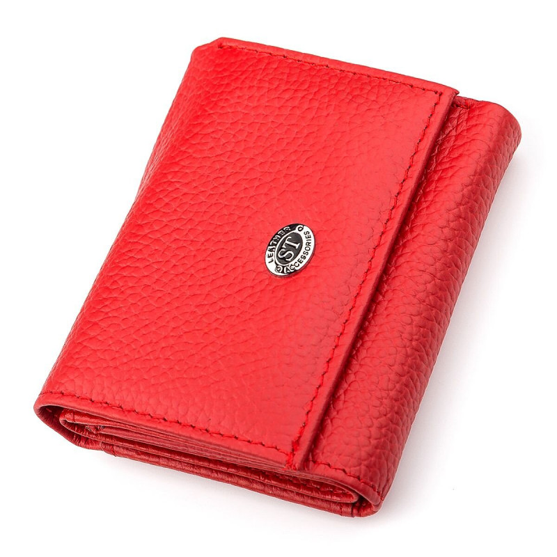Гаманець ST Leather (ST) дуже зручний жіночий Червоний