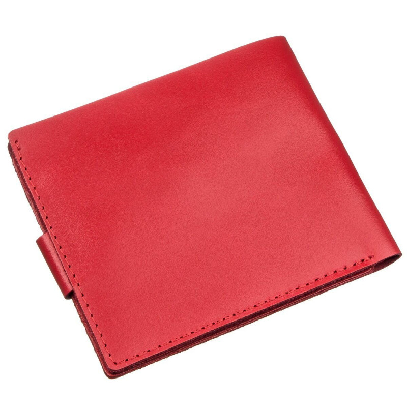 Портмоне женское с монетницей кожаное SHVIGEL Красное