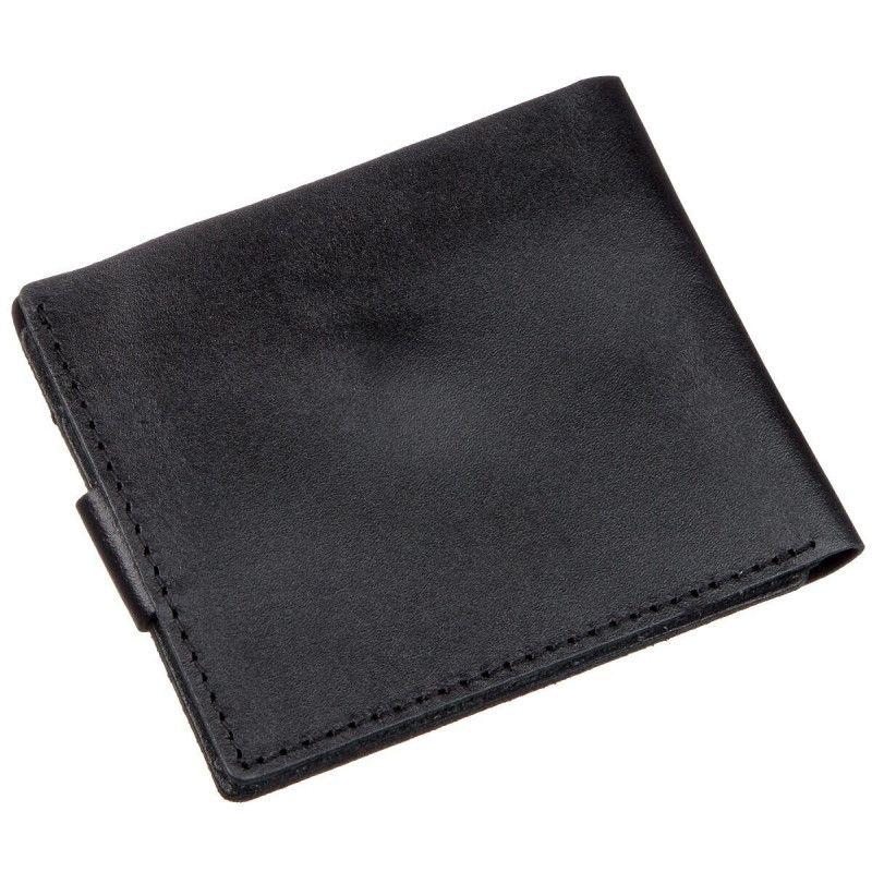 Портмоне мужское с монетницей кожаное SHVIGEL Черное