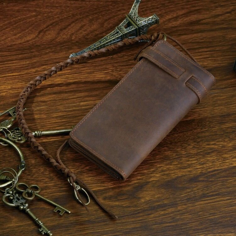 Мужской клатч Vintage из винтажной кожи Коричневый