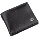 Компактный мужской кошелек с зажимом ST Leather Черный