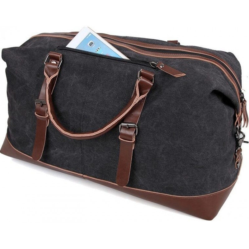 Сумка дорожня Vintage Сіра