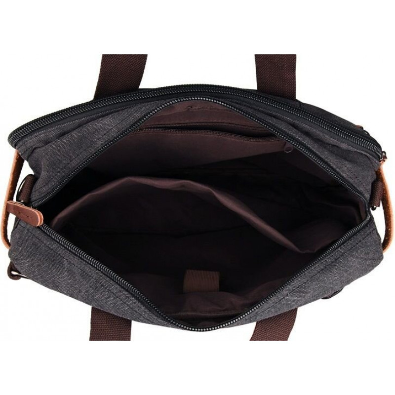 Сумка чоловіча Vintage трансформер Сіра