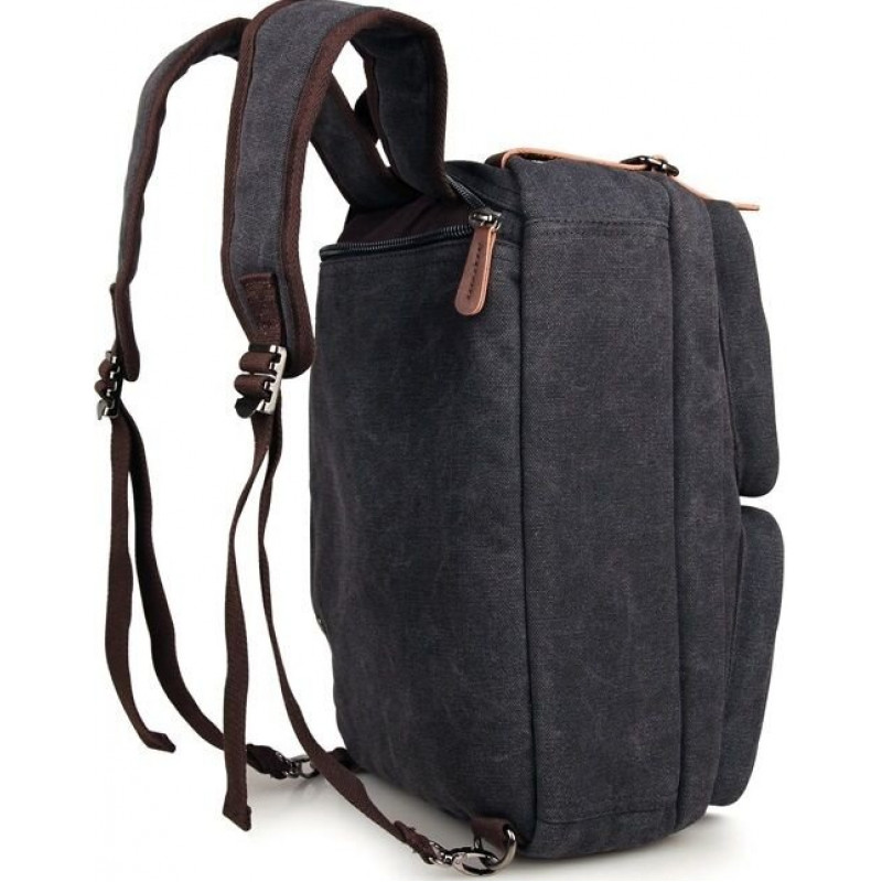 Сумка чоловіча Vintage трансформер Сіра