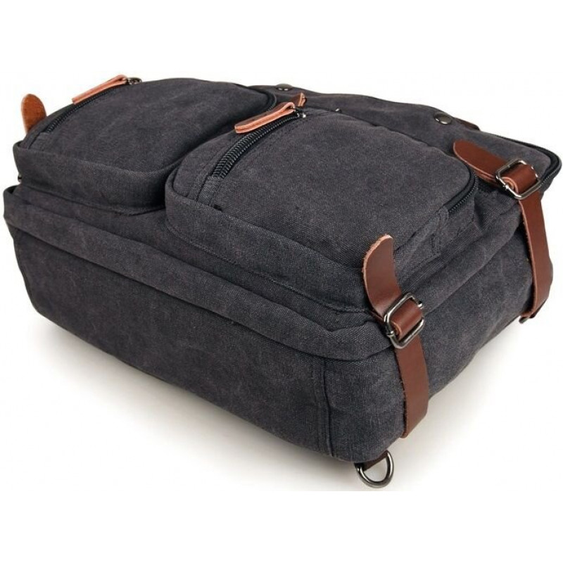 Сумка чоловіча Vintage трансформер Сіра