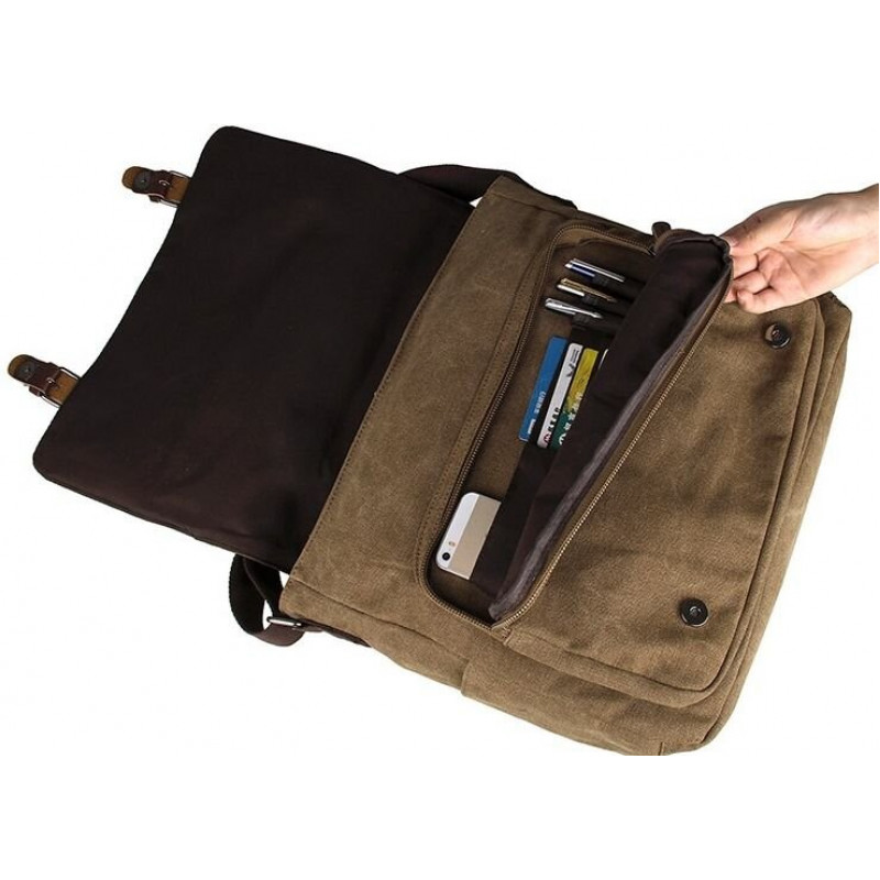 Сумка чоловіча Vintage Коричнева