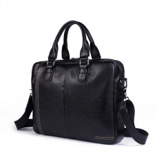 Сумка чоловіча флотар для ноутбака Vintage Чорна