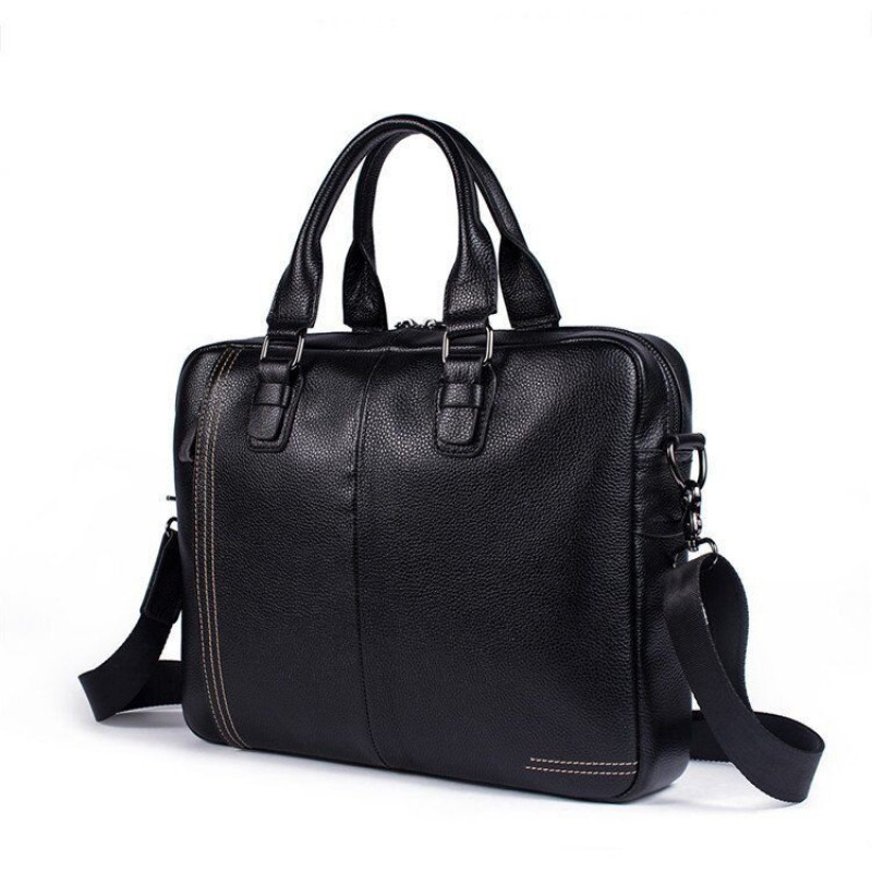 Сумка чоловіча флотар для ноутбака Vintage Чорна