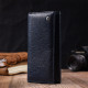 Вместительный женский кошелек из натуральной кожи ST Leather Синий