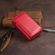 Жіноче шкіряне портмоне для карток купюр та монет ST Leather Червоне