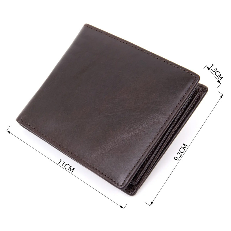 Портмоне унісекс Vintage Коричневе