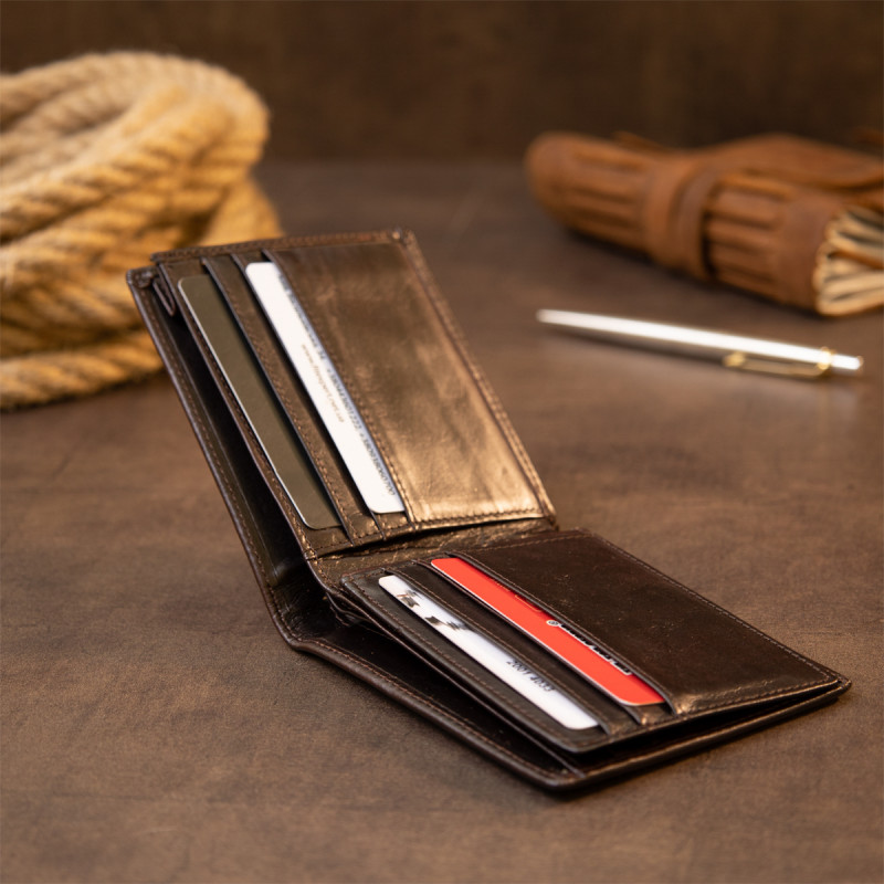 Портмоне унісекс Vintage Коричневе