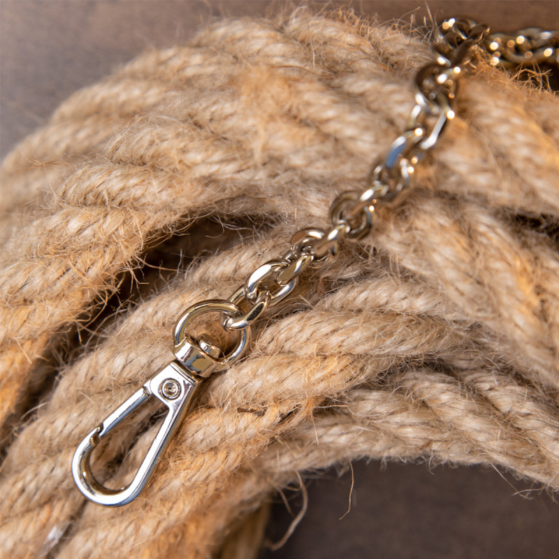 Портмоне унісекс з ланцюжком Vintage Коричневе