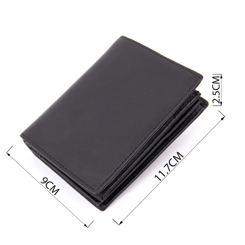 Портмоне-картхолдер унісекс Vintage Чорне