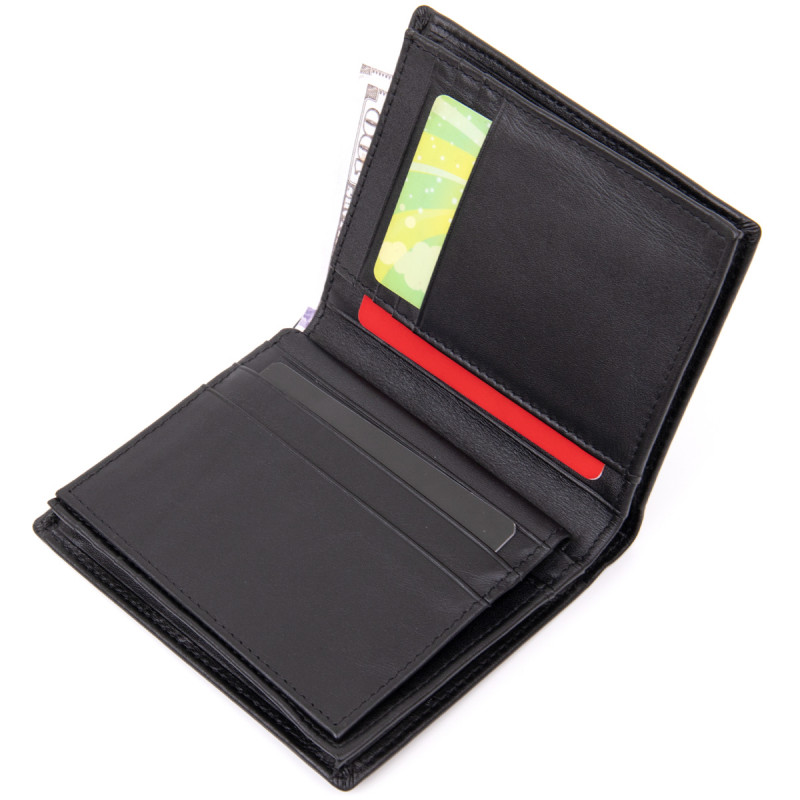 Портмоне-картхолдер унісекс Vintage Чорне