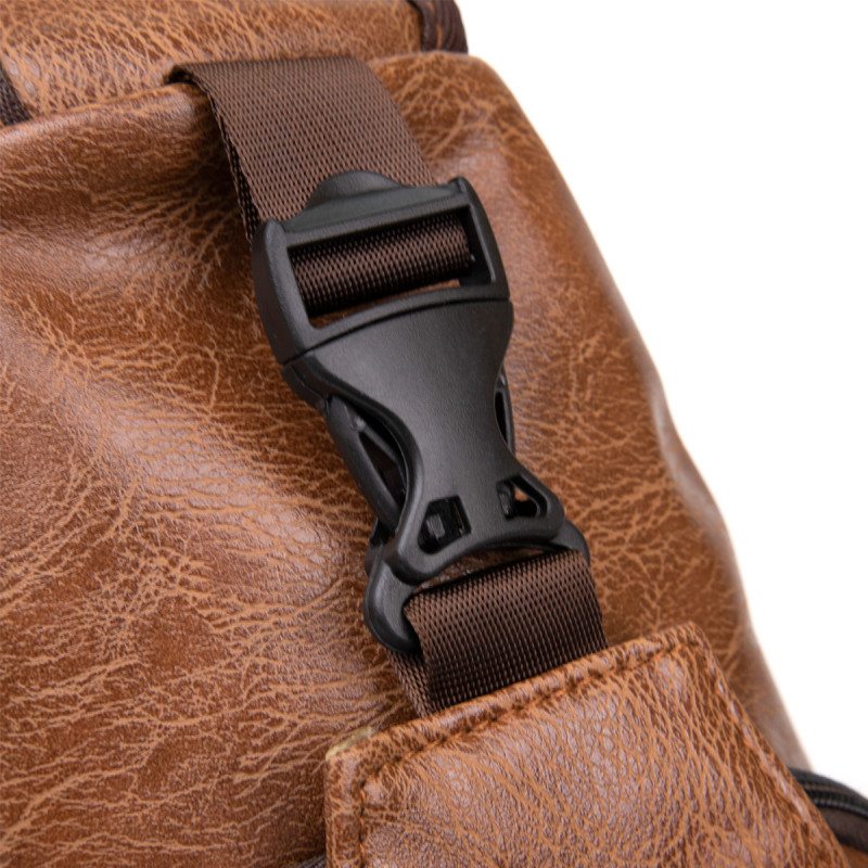 Сумка крос боді смарт зі шкірозамінника Vintage Руда