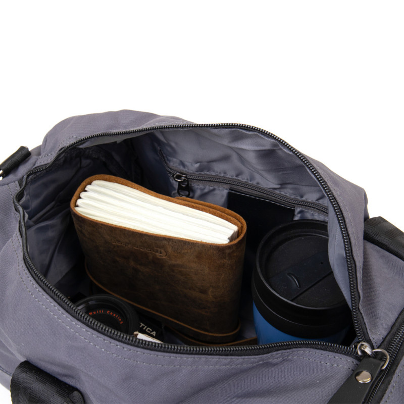 Спортивна сумка текстильна Vintage Сіра