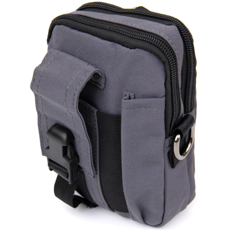 Сумка на пояс нейлон Vintage Сіра