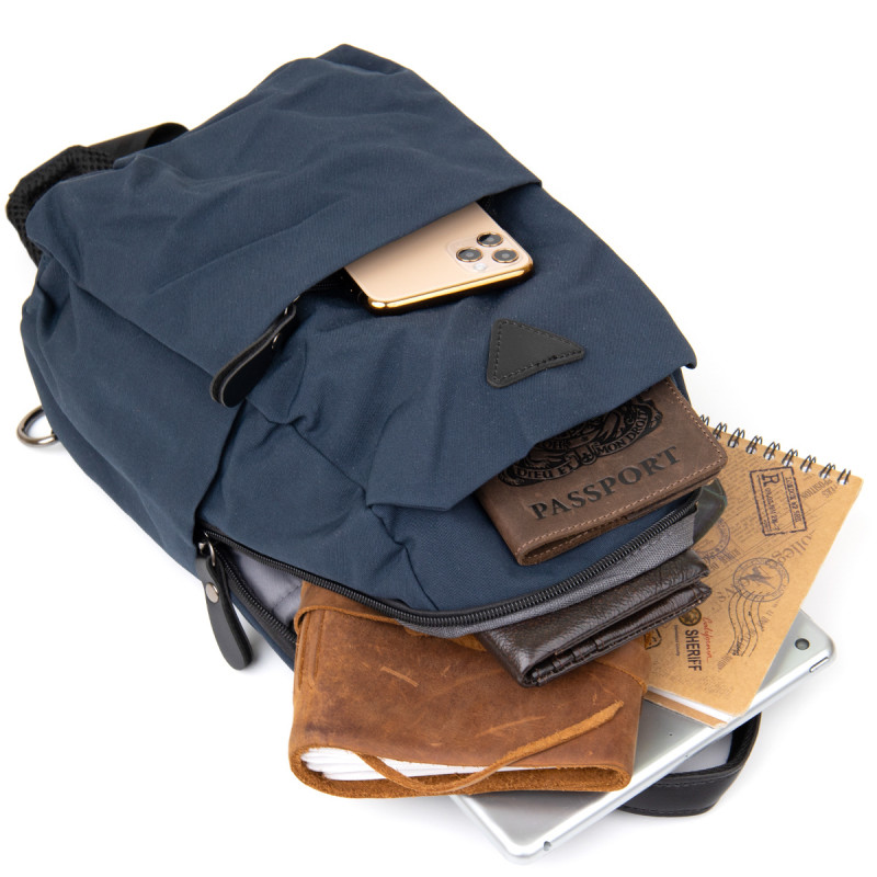 Сумка через плечо нейлон Vintage Синяя