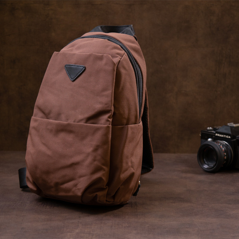 Сумка через плечо нейлон Vintage Коричневая